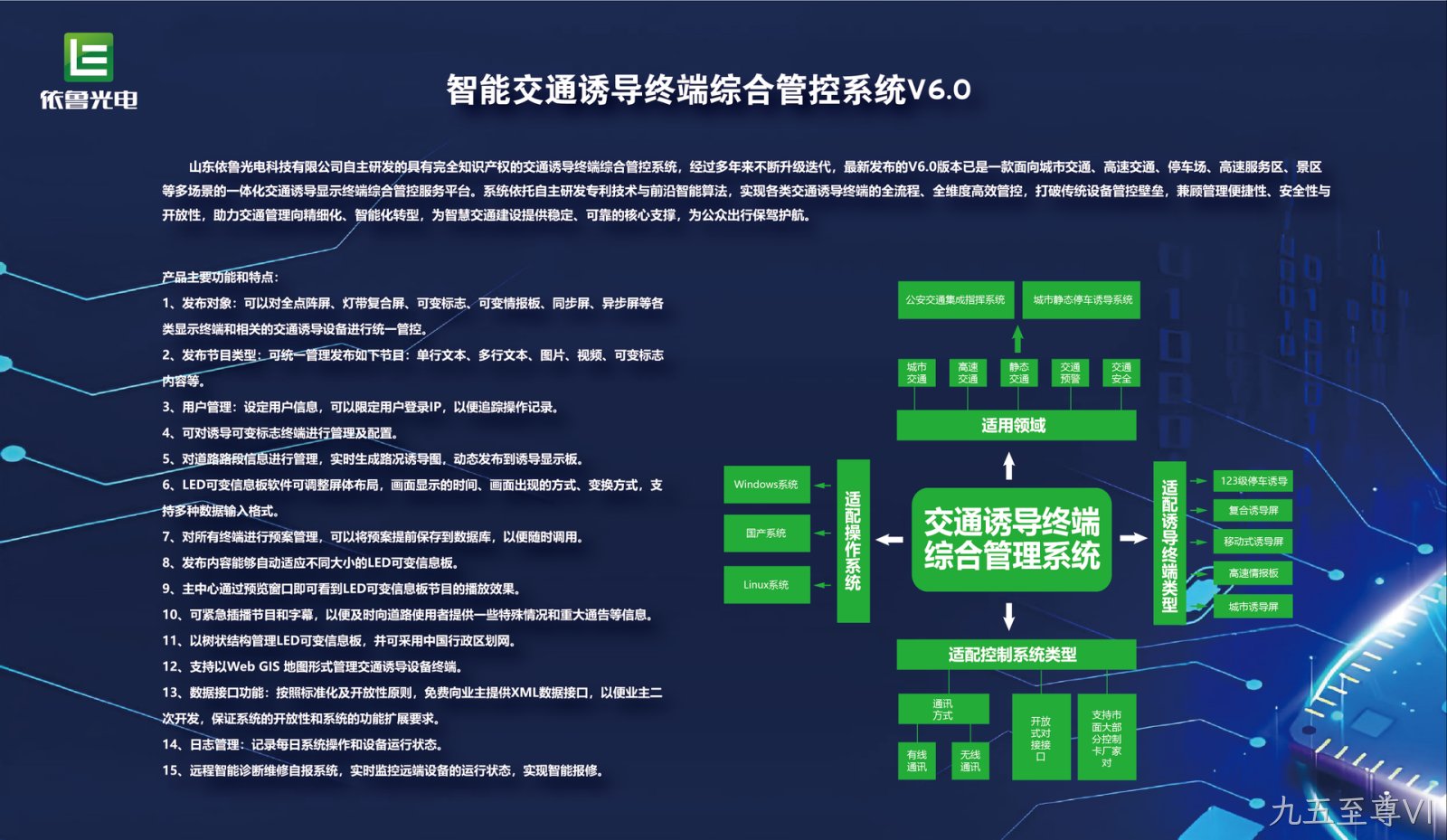 智能交通诱导终端综合管控系统 V6.0九五至尊VI