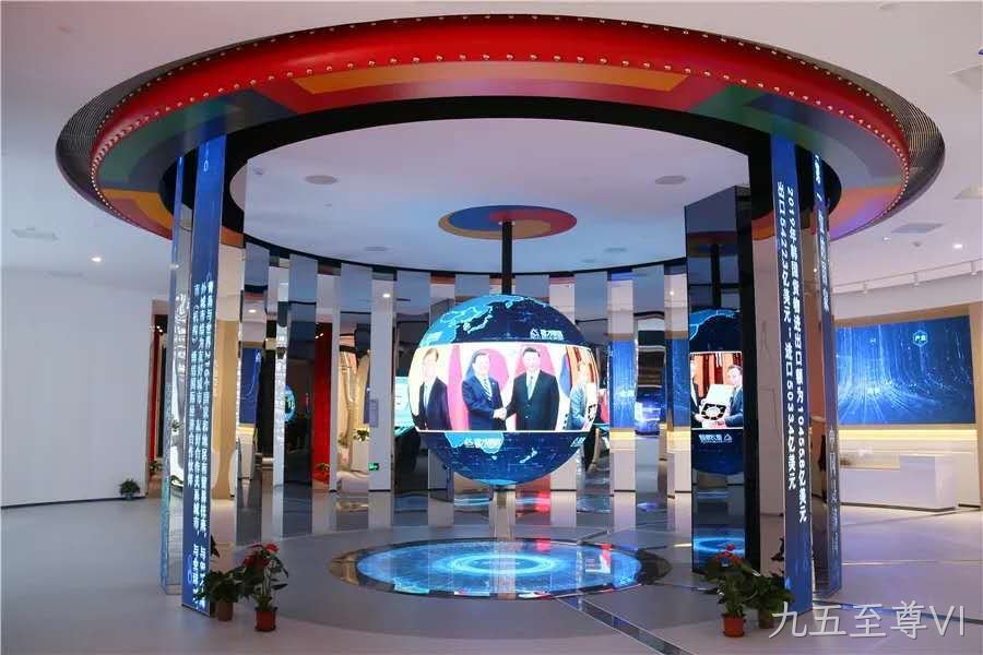 金昌LED球体屏展示---中韩之林